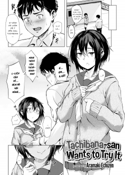 Tachibana-san Wants To Try It